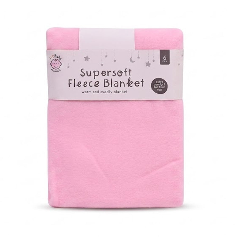BABY SUPERSOFT FLEECE WRAPPING SHEET PINK ZS-26 Default Title - MamasJan KidsWear