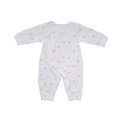 GIRLS L/S L/W ROMPER OFFWHITE PRINTED N.B ZHS-26 9262 I.G Default Title - MamasJan KidsWear