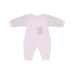 GIRLS L/S L/W ROMPER WHITE/BLUE N.B ZHS-26 9266 I.G Default Title - MamasJan KidsWear