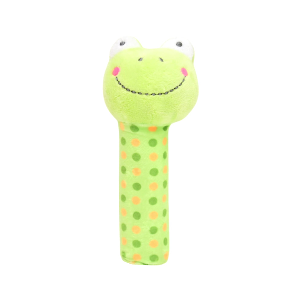 KIDS STUFF RATTLE GREEN FROG MDW-23 CHI SNTY41-5 Default Title - MamasJan Toys