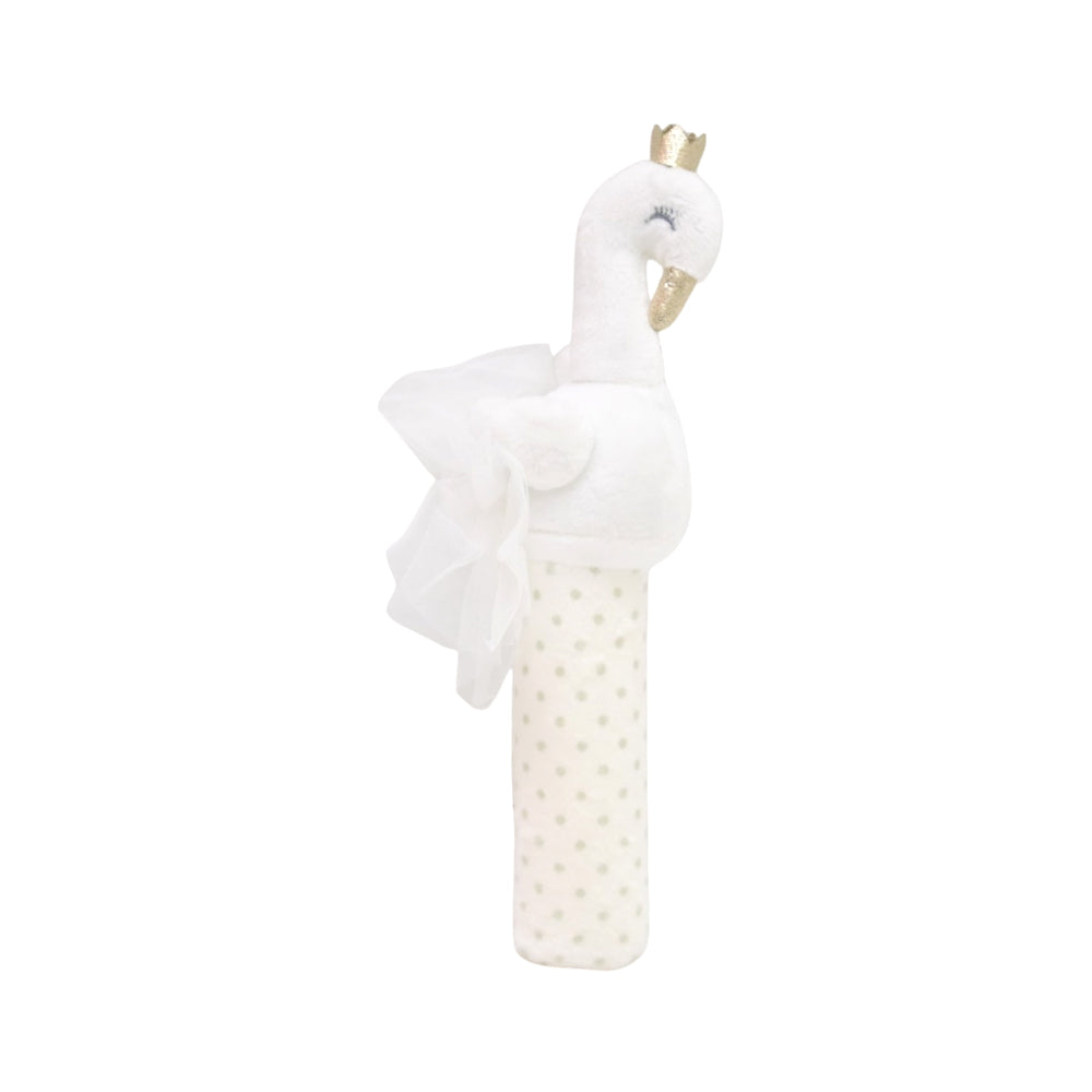 KIDS STUFF RATTLE WHITE MDW-23 CHI SNTY41-H Default Title - MamasJan Toys