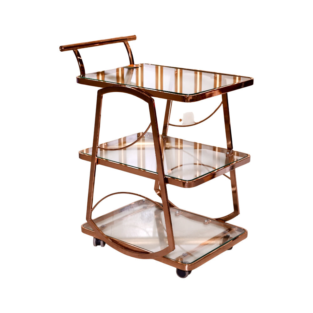 TEA TROLLEY IR A9 A+B ROSE GOLD Default Title - MamasJan Household