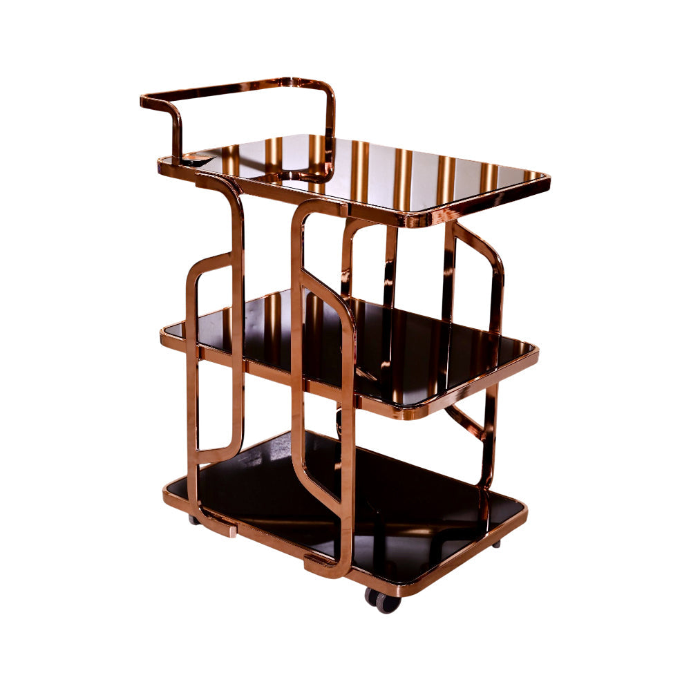 TEA TROLLEY IR D918 A+B ROSE GOLD Default Title - MamasJan Household