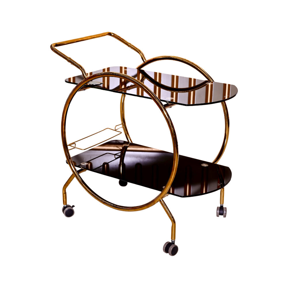 TEA TROLLEY GOLDEN IR D217 A+B Default Title - MamasJan Household