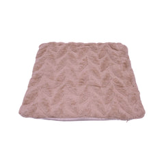 TH CUSHION COVER LEAVE FUR BEIGE Default Title - MamasJan Household