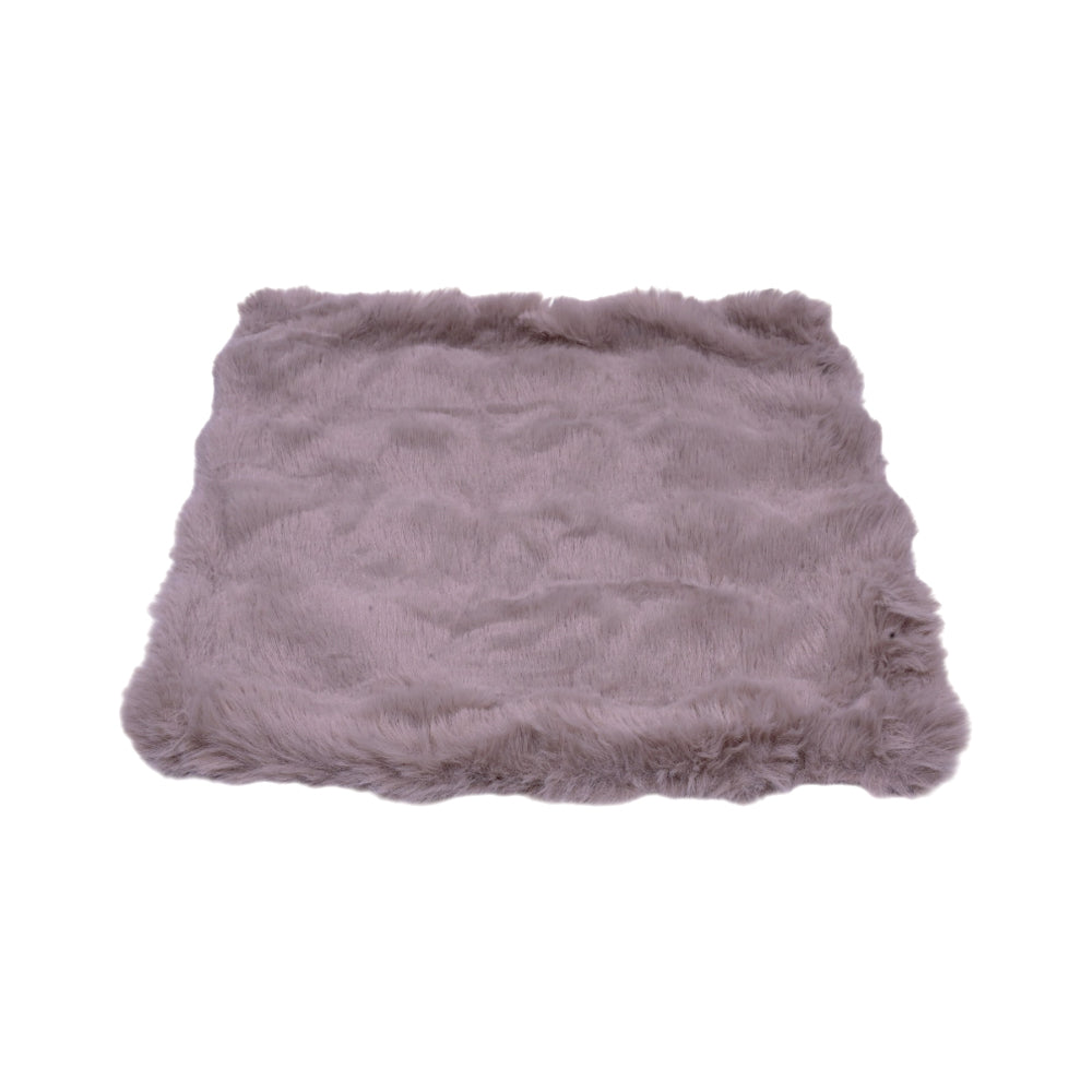 TH CUSHION COVER SQUARE FUR SKIN Default Title - MamasJan Household
