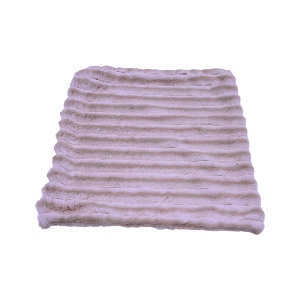 TH CUSHION COVER STRIPE FUR BEIGE Default Title - MamasJan Household