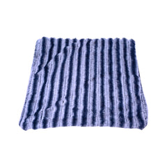 TH CUSHION COVER STRIPE FUR BLACK Default Title - MamasJan Household