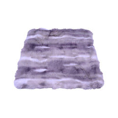TH CUSHION COVER TIE& DYE FAUX FUR GREY Default Title - MamasJan Household