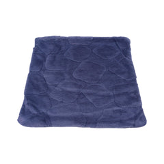 TH CUSHION COVER STONE EMB PLUSH D GREY Default Title - MamasJan Household