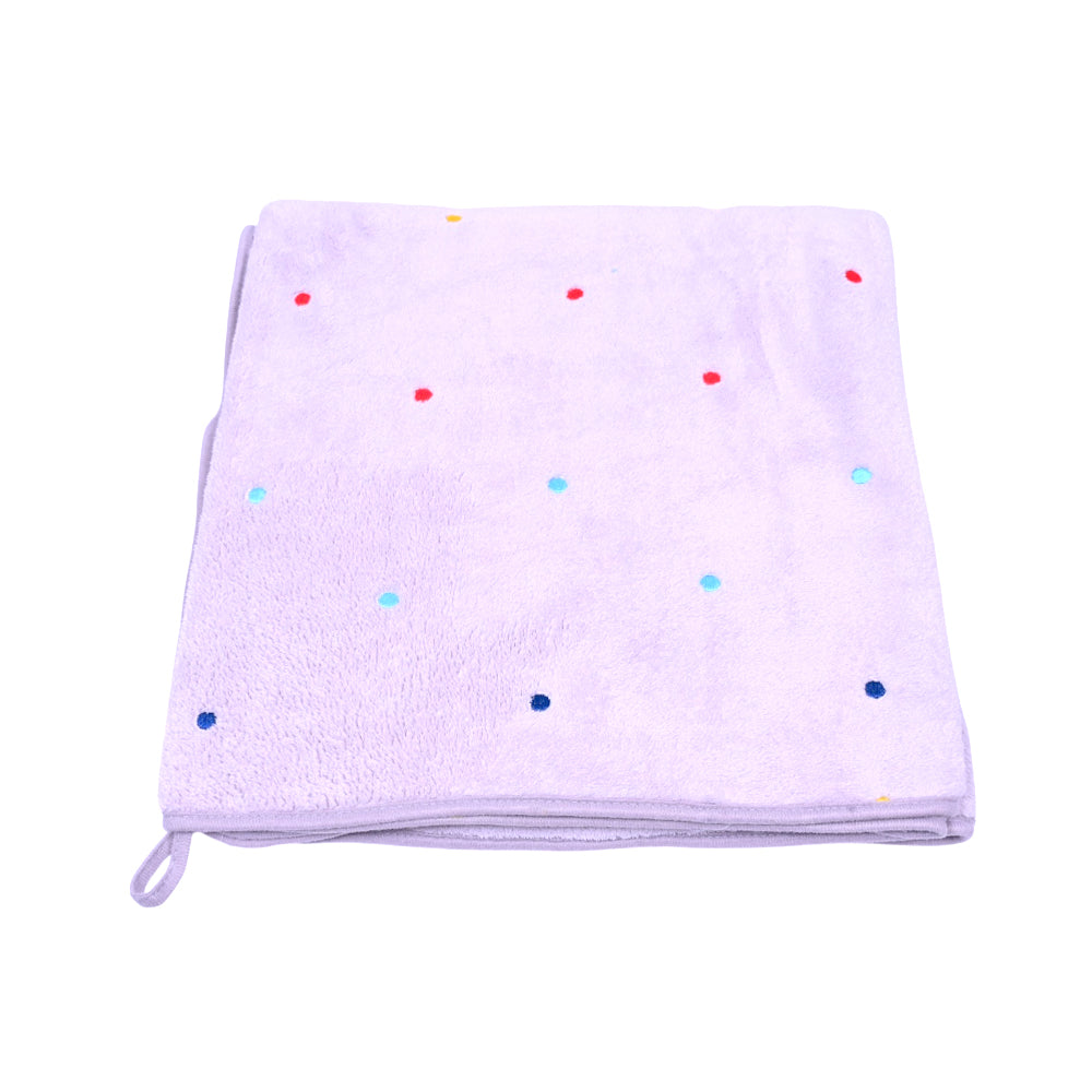 EMBROIDED BATH TOWEL MULTI COLOR IR 55X26 JNF-15 Default Title - MamasJan Household