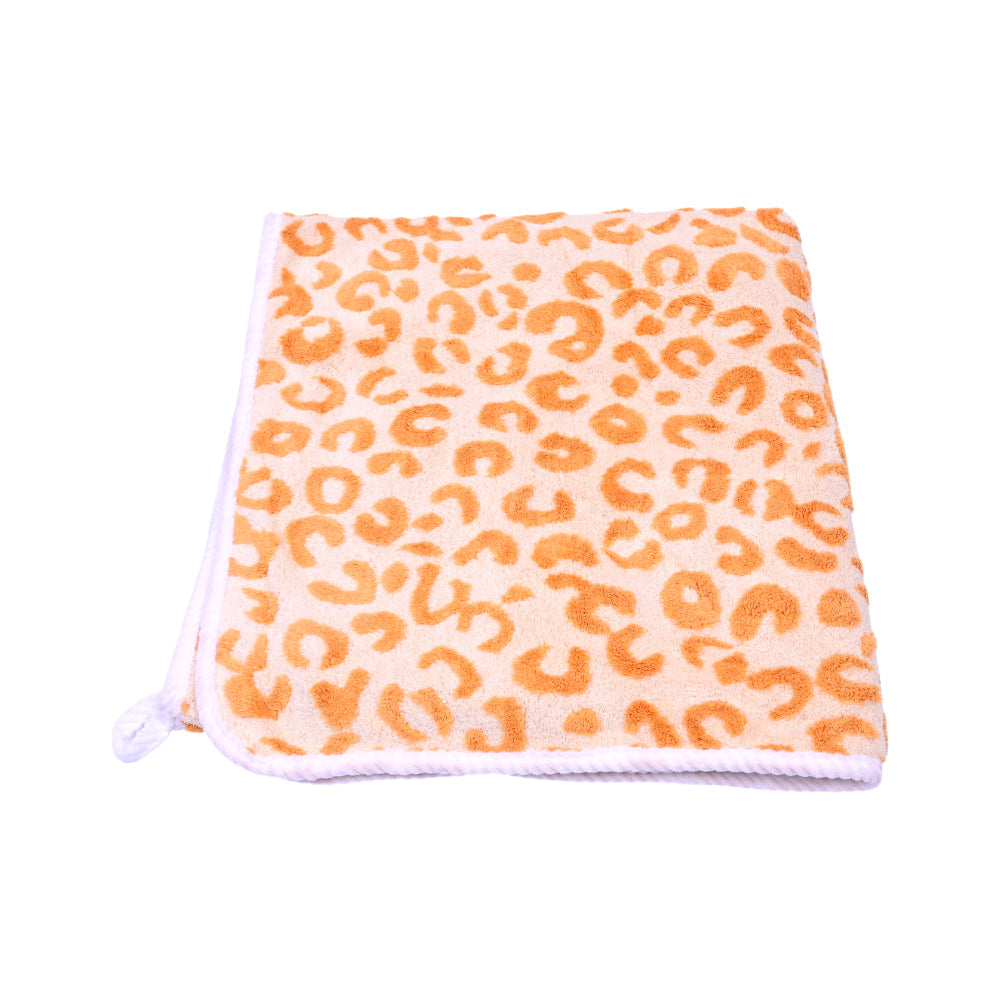 JACQUARD LEPARD BATH TOWEL MULTI COLOR IR 55X26 JNF-19 Default Title - MamasJan Household