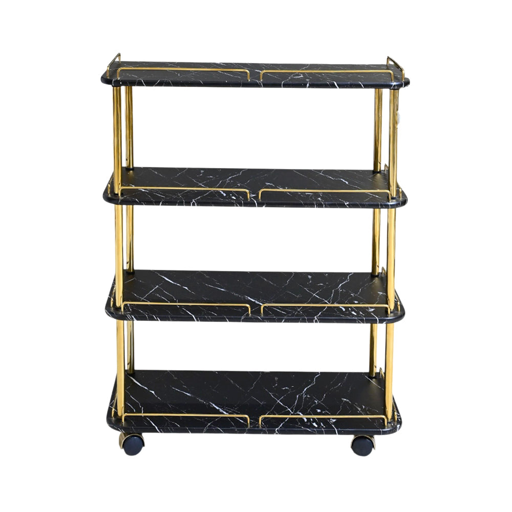 MULTIPAL USE 4 STEP RACK SR4 BLACK MARBLE E-18 Default Title - MamasJan Household