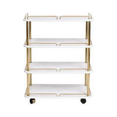 MULTIPAL USE 4 STEP RACK SR4 WHITE MARBLE E-02 Default Title - MamasJan Household