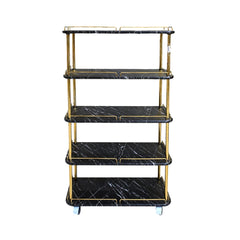 MULTIPAL USE 5 STEP RACK SR5 BLACK MARBLE E-18 Default Title - MamasJan Household