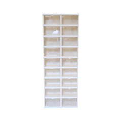 DOUBLE ROW 9 LAYER SHOE RACK PLASTIC IR SH-4 Default Title - MamasJan Household