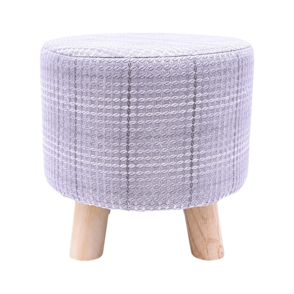 FUR STOOL GRAY IR 36073-15 Default Title - MamasJan Household
