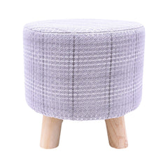 FUR STOOL GRAY IR 36073-15 Default Title - MamasJan Household