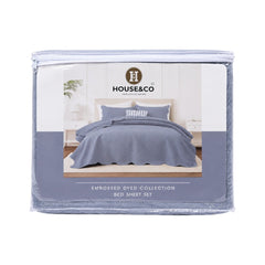 H&C KING BEDSPREAD FLORAL LGRAY 78X78 Default Title - MamasJan Household