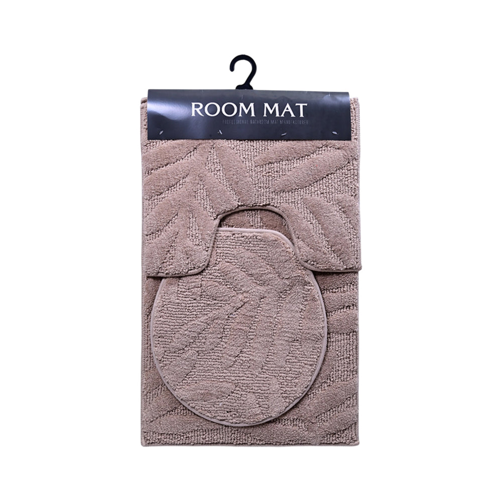 BATH MAT 3PC SET IR 50X80/40X50U/40X45 DD-33 Default Title - MamasJan Household