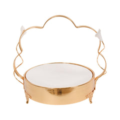DISH WITH HANDLE GOLDEN 87-7 (M) Default Title - MamasJan Crockery