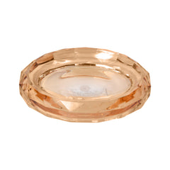 SOAP DISH ACRYLIC OVAL GOLDEN 6819C Default Title - MamasJan Décor