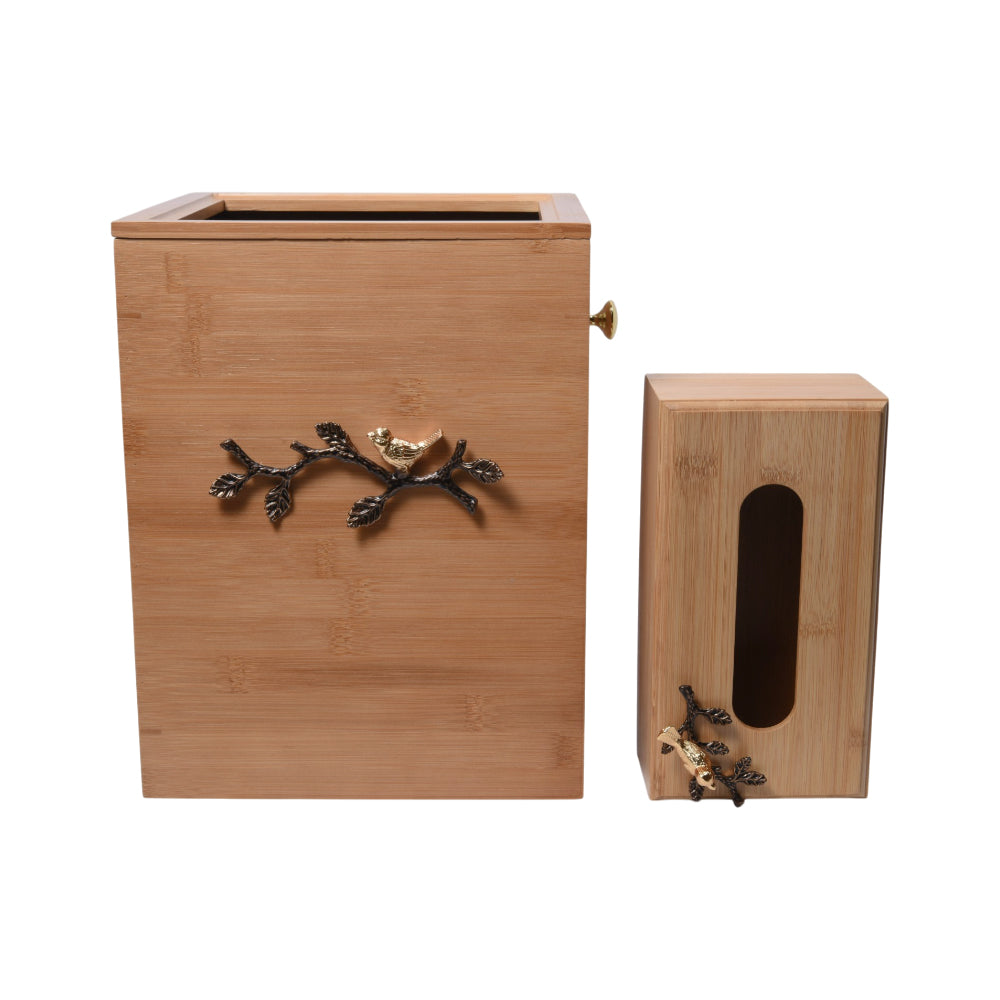 DUSTBIN SET ORCHID WB-1092 Default Title - MamasJan Décor