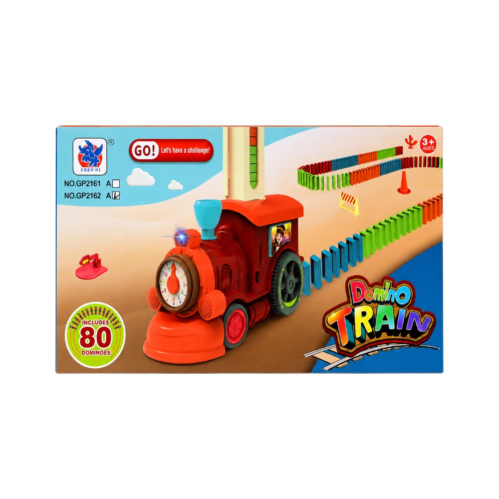 GP2162 ELECTRIC DOMINO TRAIN A.I Default Title - MamasJan Toys