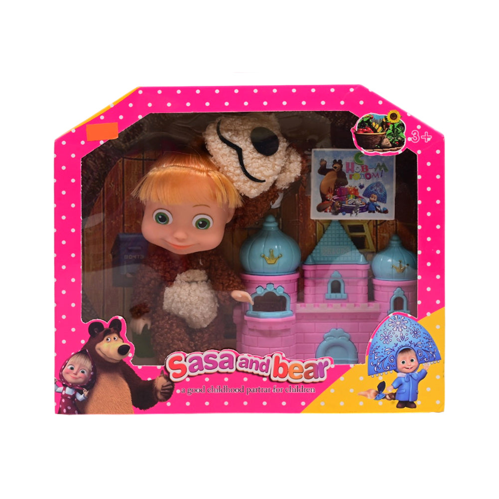 2401A-3 MASHA MINI DOLL W-BEAR A.I Default Title - MamasJan Toys
