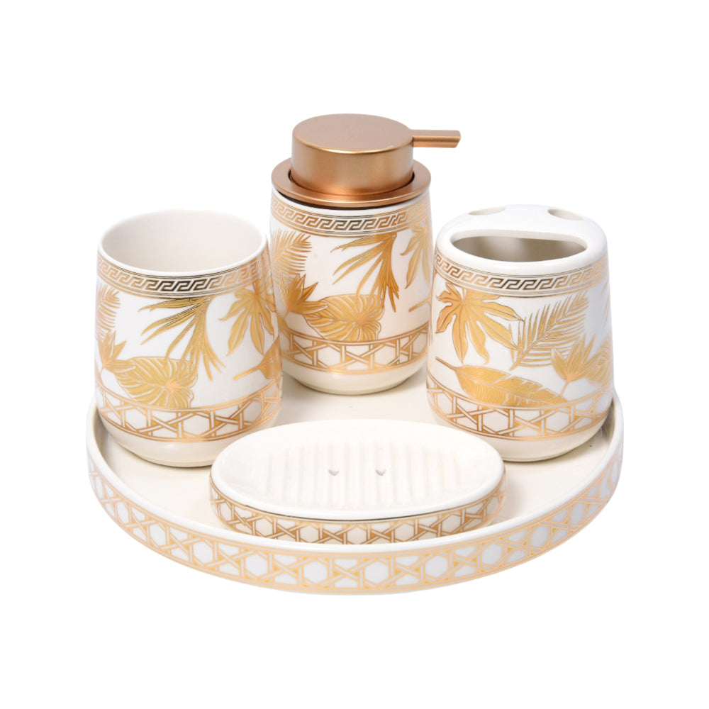 BATH ROOM SET 5PC HZ-033-1 H.F Default Title - MamasJan Décor