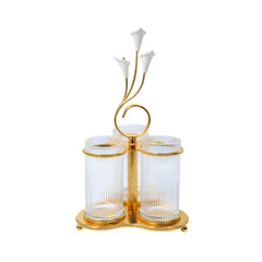 SPOON STAND GOLDEN 46013-3 A.Z Default Title - MamasJan Décor