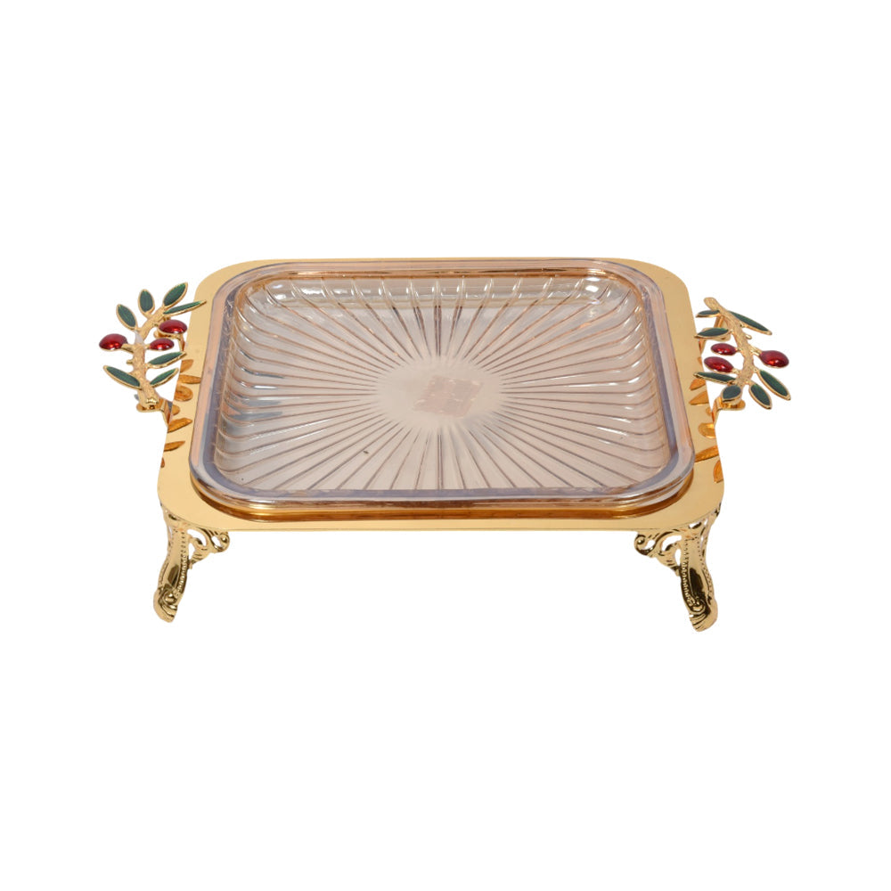 CAKE DISH SQUARE SJ1315M A.Z Default Title - MamasJan Décor