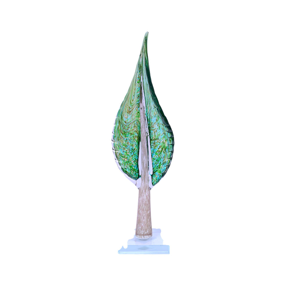LEAF CRYSTAL IR FY130841G 26-27 Default Title - MamasJan Décor
