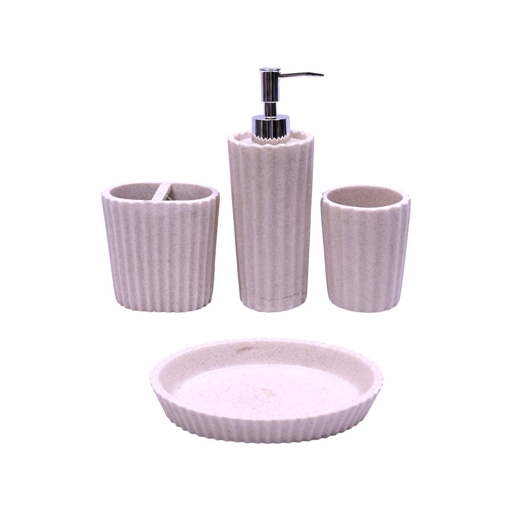 BATH ROOM SET 4PCS IR SMS-938 Default Title - MamasJan Décor