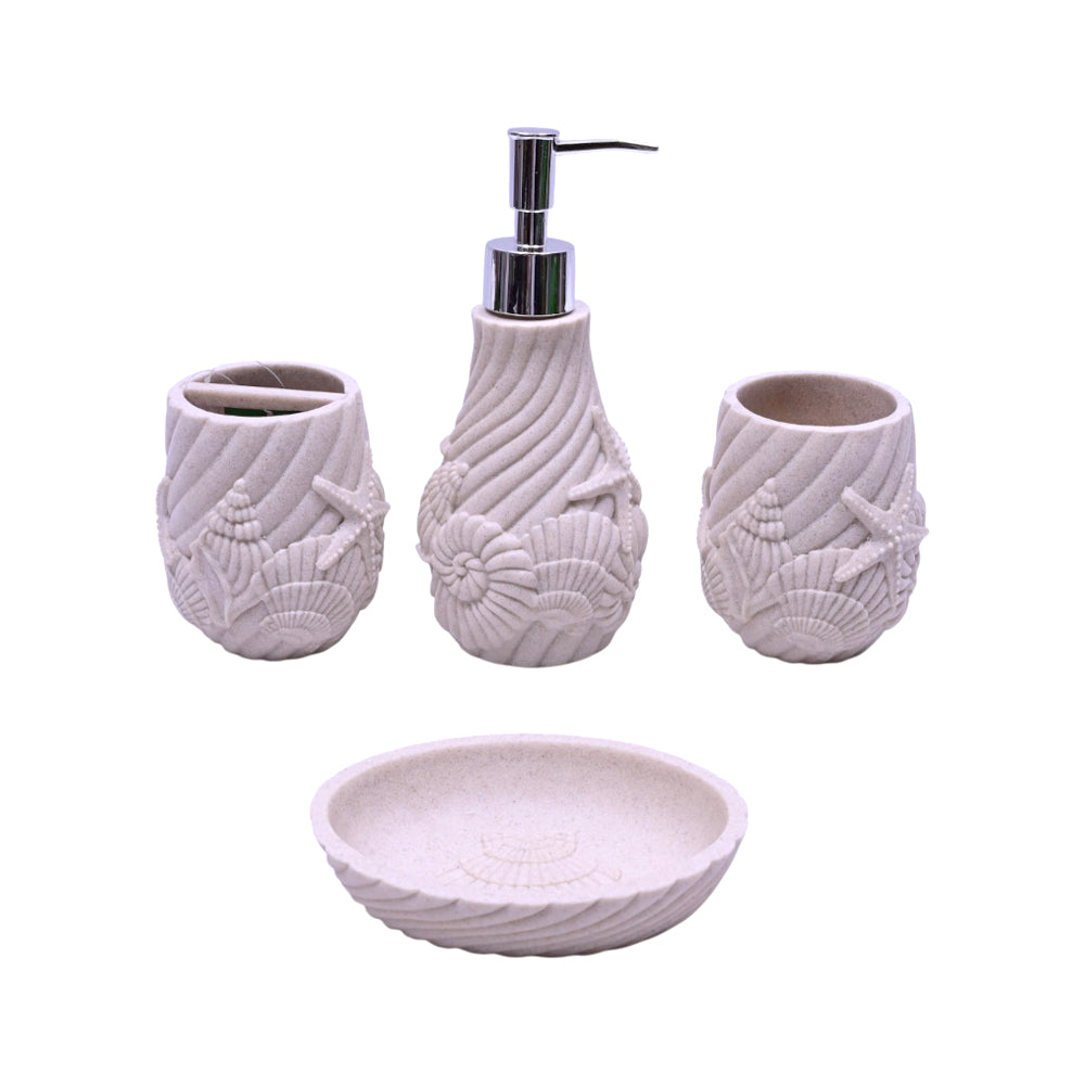 BATH ROOM SET 4PCS IR SMS-956 Default Title - MamasJan Décor