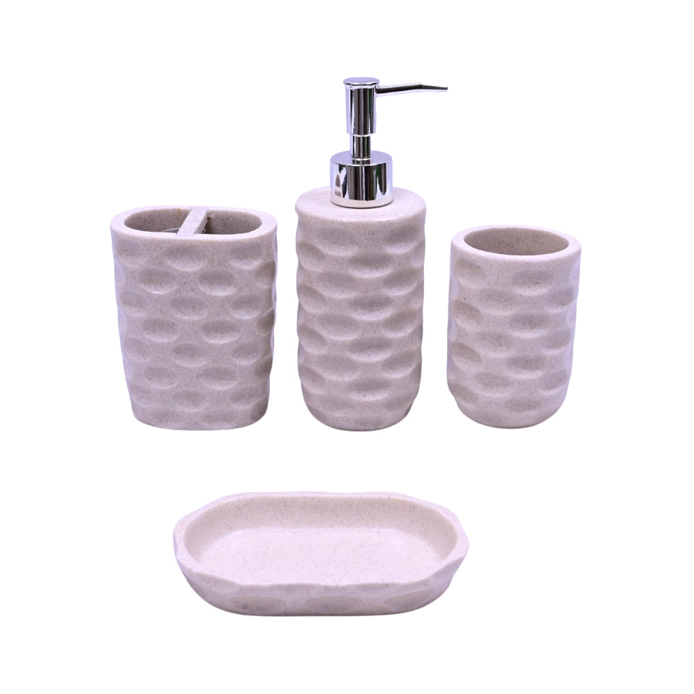 BATH ROOM SET 4PCS IR SMS-1006 Default Title - MamasJan Décor
