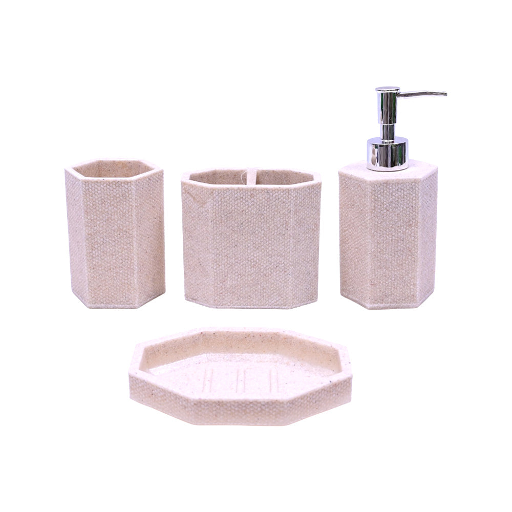 BATH ROOM SET 4PCS IR SMS-1038 Default Title - MamasJan Décor