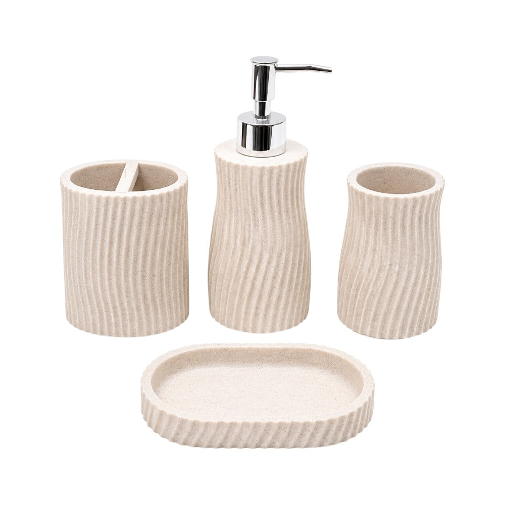 BATH ROOM SET 4PCS IR SMS-1003 Default Title - MamasJan Décor