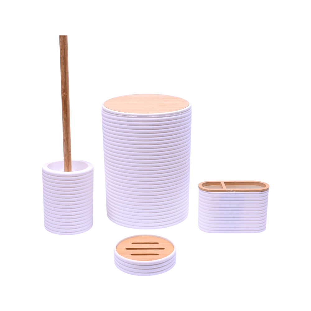 BATHROOM SET 5PCS ACRYLIC IR KL9591-B Default Title - MamasJan Décor