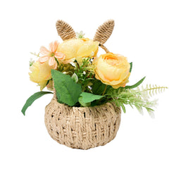 ARTIFICIAL FLOWER POT IR 469A-1 Default Title - MamasJan Decoration