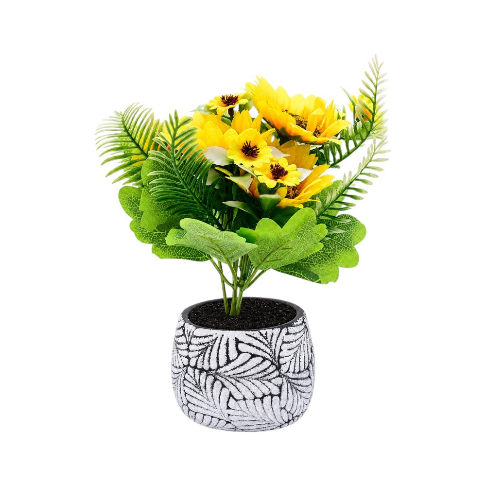 ARTIFICIAL FLOWER POT IR 469A-7 Default Title - MamasJan Decoration
