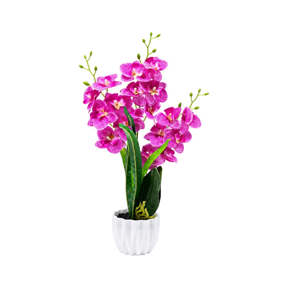 ARTIFICIAL FLOWER POT IR 469A-9 Default Title - MamasJan Decoration