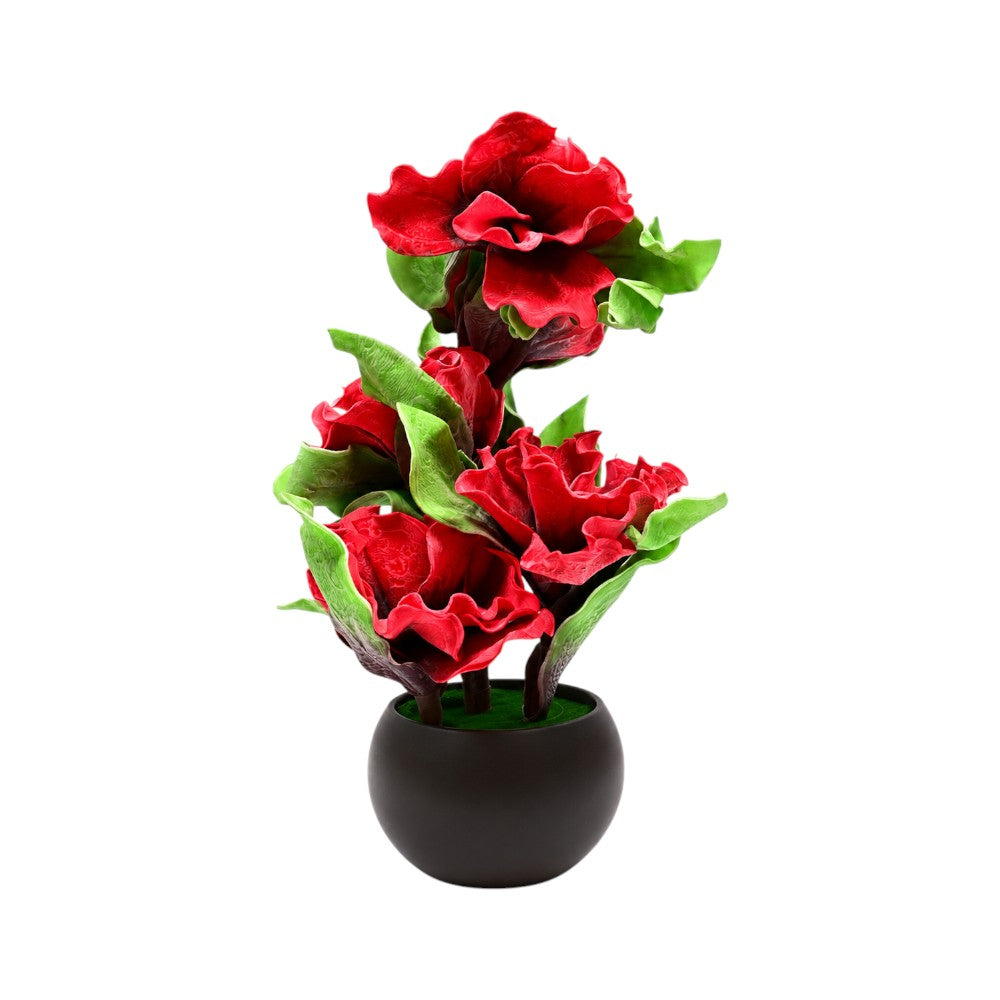 ARTIFICIAL FLOWER POT IR 469A-16 Default Title - MamasJan Decoration