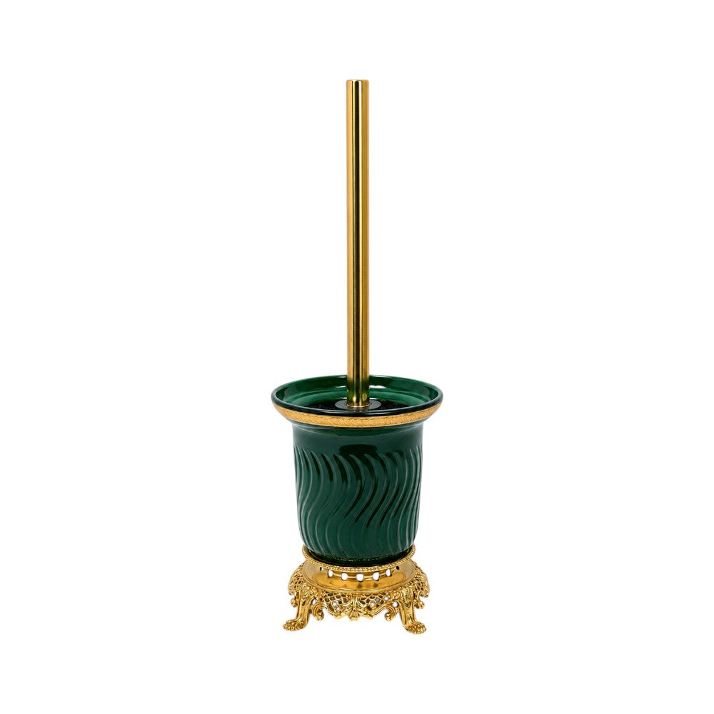 TOLIET BRUSH CRYSTAL BRASS IR H-W10-OM101 JSC05-D02-1D Default Title - MamasJan Decoration