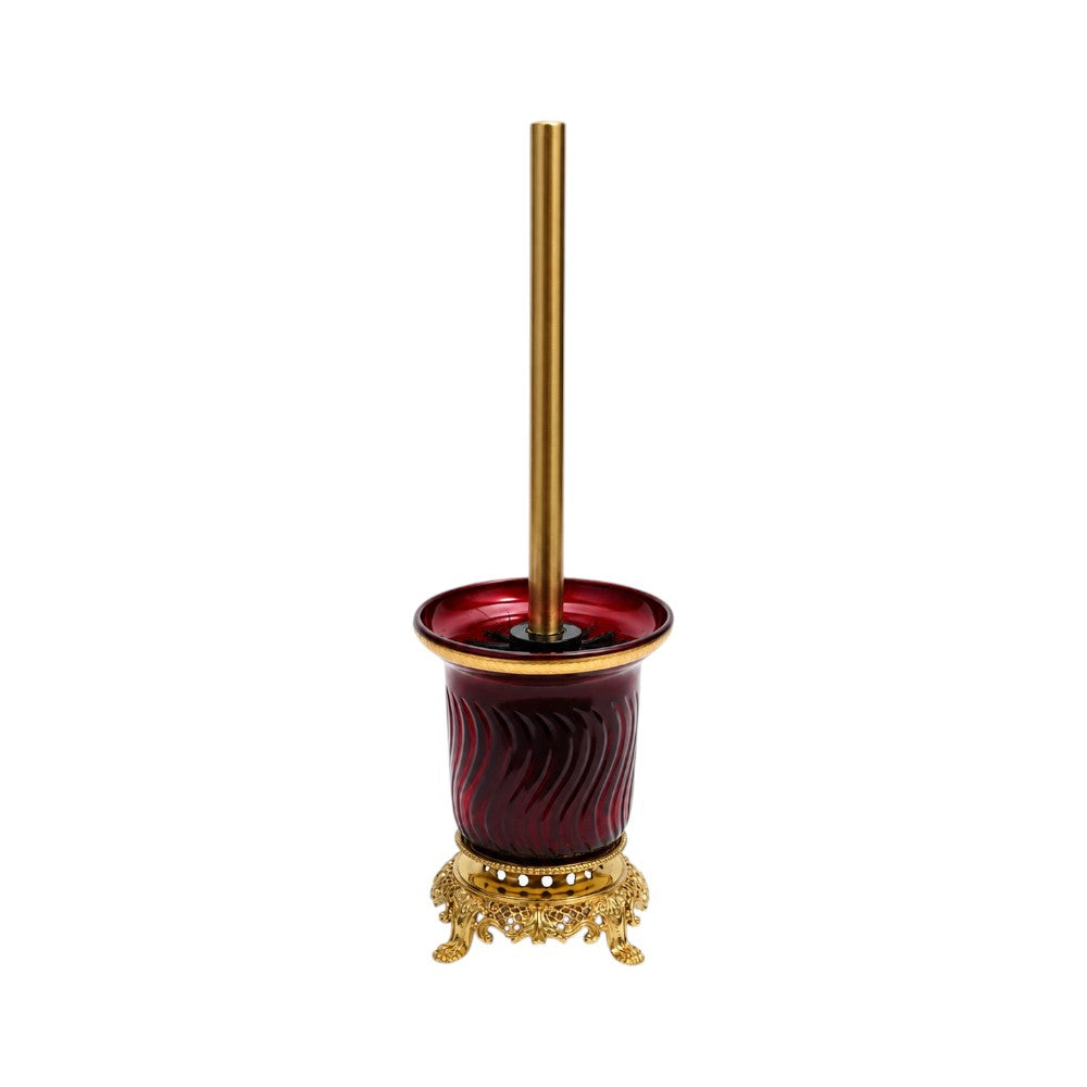 TOLIET BRUSH CRYSTAL BRASS IR H-W10-OM101 JSC05-21D Default Title - MamasJan Decoration