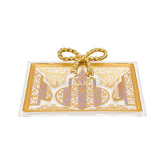 SOAP DISH CRYSTAL BRASS IR H-P52-1152M J204-B04 Default Title - MamasJan Decoration