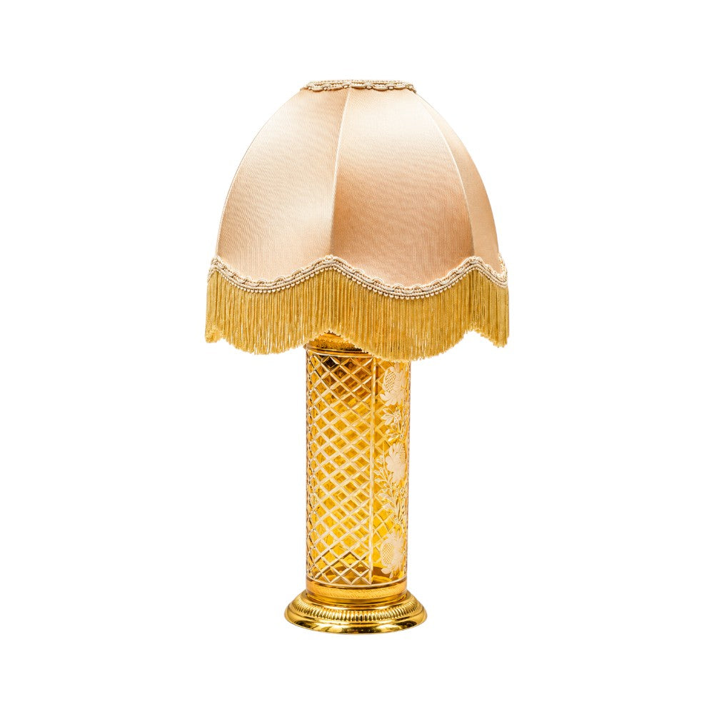 LAMP CRYSTAL BRASS IR EL-M81425-USB JSB01-A25 Default Title - MamasJan Decoration
