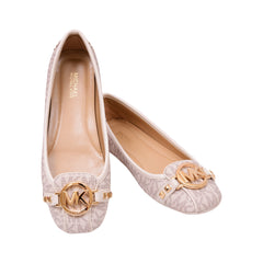 MK PUMPS FULTON MOC 49T8FUFR1B VANILLA 6 (IR) Default Title - MamasJan Ladies Shoes & Bags