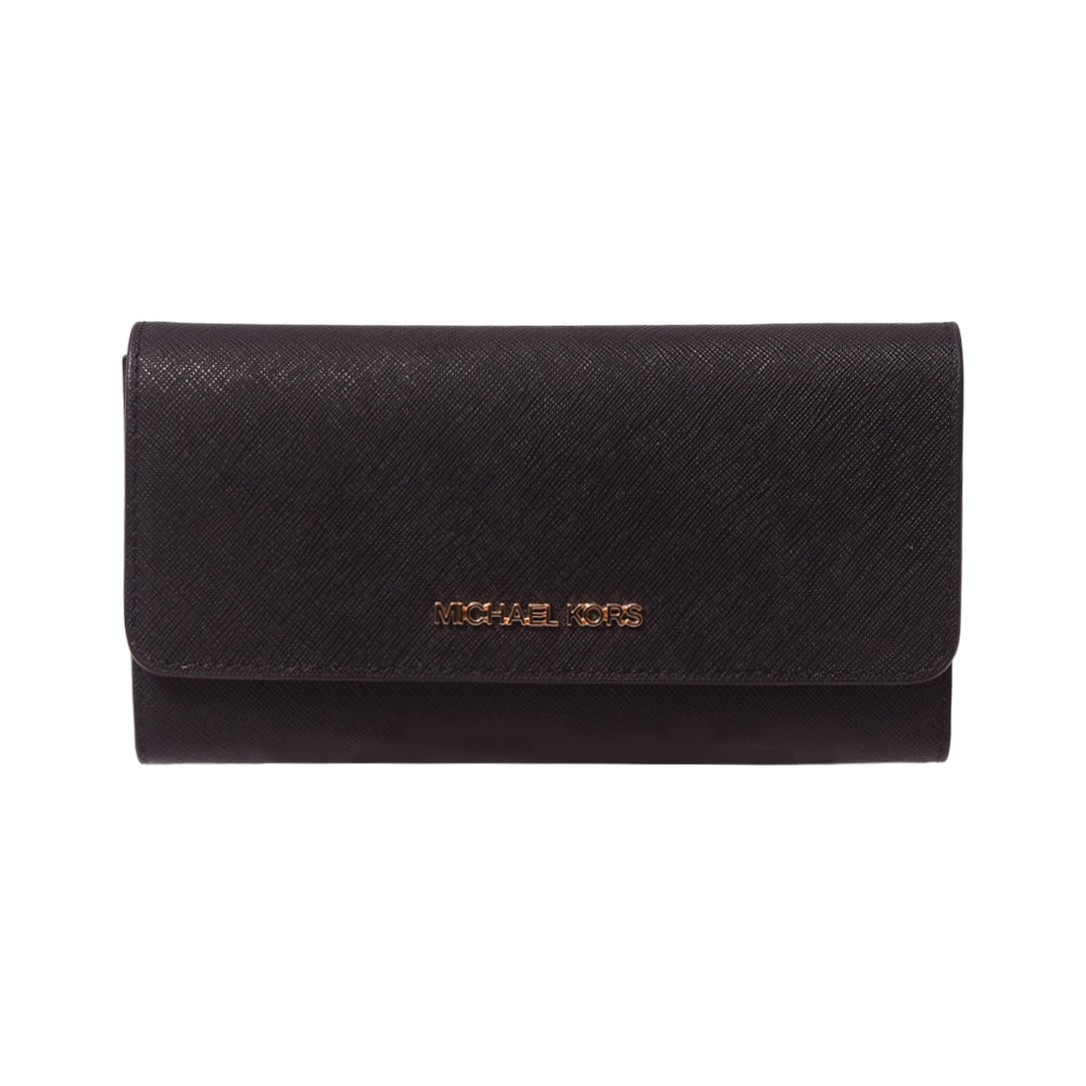 MK WALLET 35S8GTVF7L BLK (IR) Default Title - MamasJan Ladies Shoes & Bags