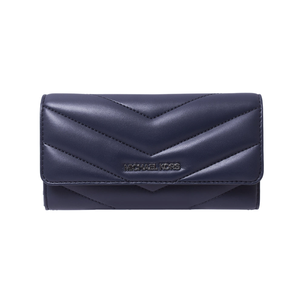 MK WALLET 35R4STVF9V BLU (IR) Default Title - MamasJan Ladies Shoes & Bags